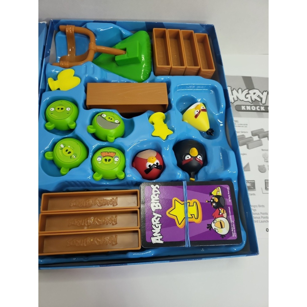 Angry Birds Knock On Wood Board Game Mattel 2010 - 100% Complete - Picture 8 of 8